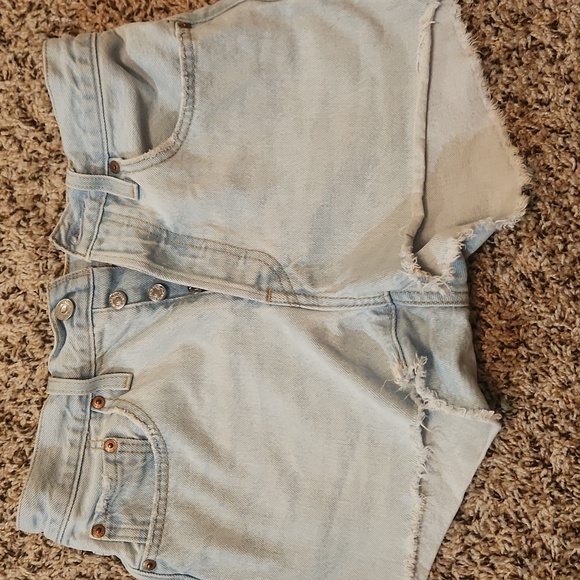 Levi's Light Blue Jean Shorts for Women - Picture 1 of 3
